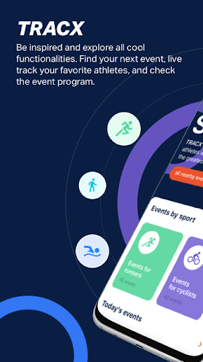 Android application TRACX - event app screenshort