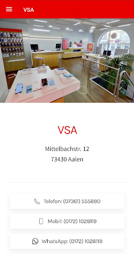 Android application VSA Handyshop Aalen screenshort