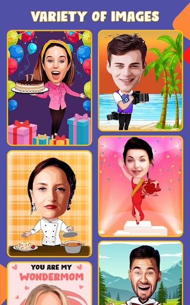 Captura 10 Editora de fotos de caricatura android