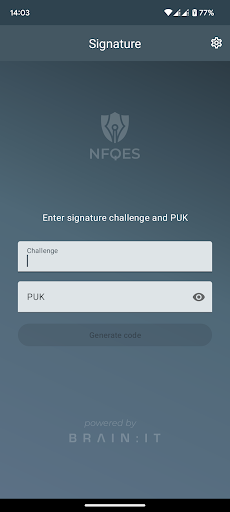 NFQES Qualified Authenticator Screen 3