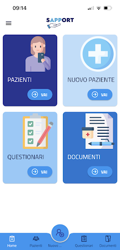 Android application Progetto sAPPort - Medici screenshort