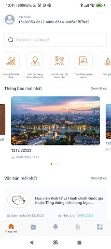 Dữ liệu mở cho cán bộ Screen 2