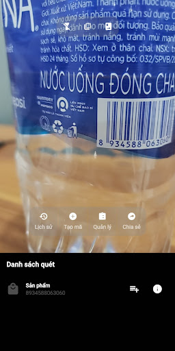Trình quét Mã QR & Mã vạch PRO Screen 2