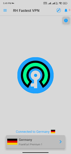 Android application RH Fastest VPN screenshort