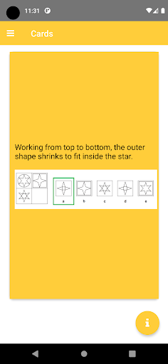 Non-verbal Reasoning Questions Screen 2