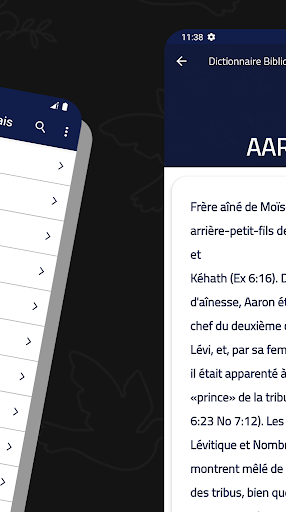 Dictionnaire Biblique Francais Screen 2