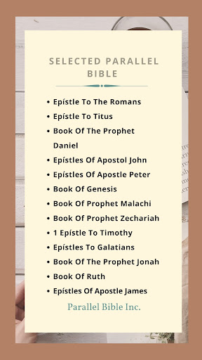Parallel Bible Select Screen 3