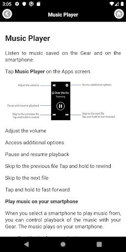 User guide for Galaxy Gear Fit Screen 3
