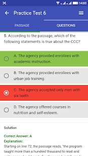 Скачать ACT Exam Reading Practice Test Онлайн бесплатно на Андроид