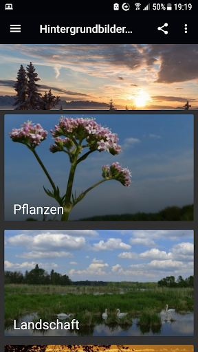 Android application Hintergrundbilder screenshort