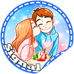 Cover Image of Download Stickers for Signal valentine  APK