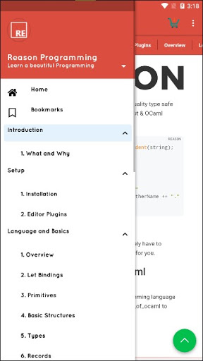 Learn Reason Programming Screen 2