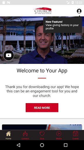Android application Church at the Red Door screenshort