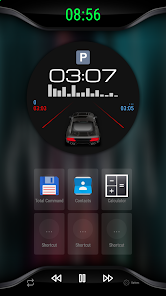 Captura de Pantalla 5 Black V3 - theme for CarWebGur android