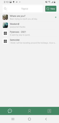 Android application Databag screenshort