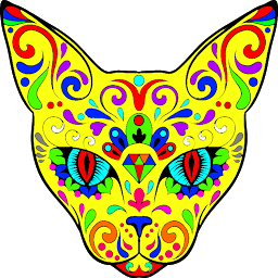 Imagen de icono mandala para colorear