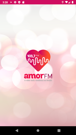 Android application Amor FM screenshort