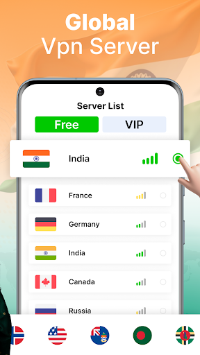 Indian VPN - Get Indian IP Screenshot 4 - AppWisp.com