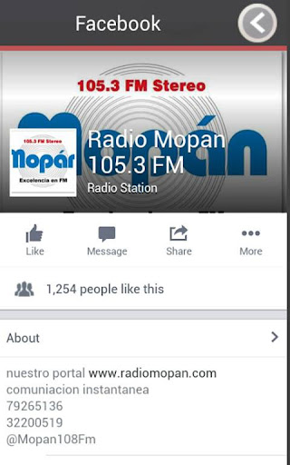 Radio Mopan Screen 2