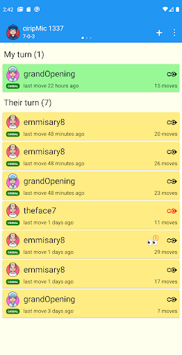 Android application ChessM8 screenshort