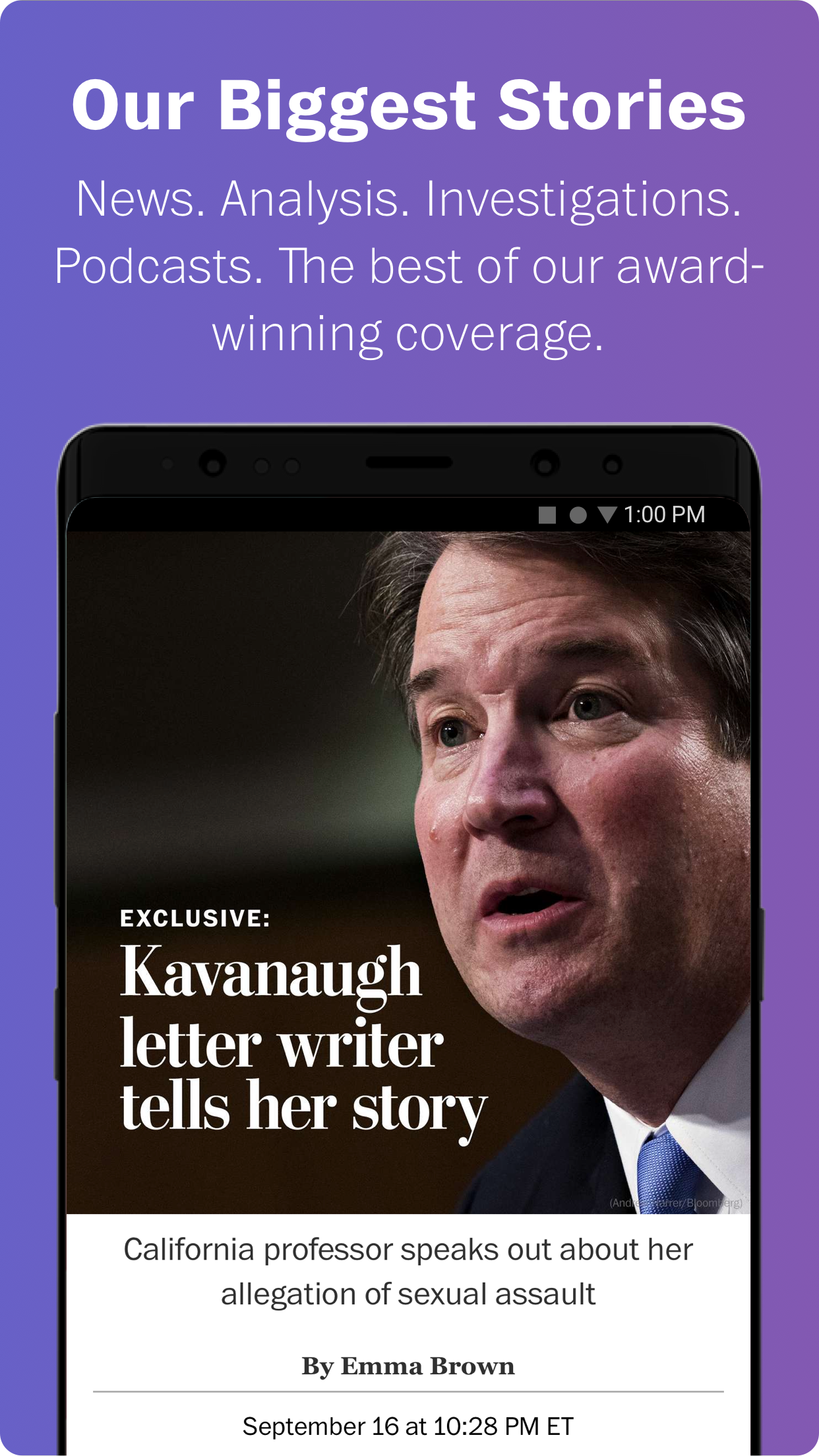 Android application Washington Post Select screenshort