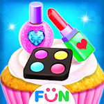 Makeup Kit Cupcake Games -  Tasty Cupcakes Maker Apk