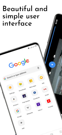 Android application Adblock Fast Browser screenshort