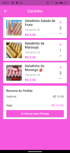 Geladinho Gourmet Screen 3