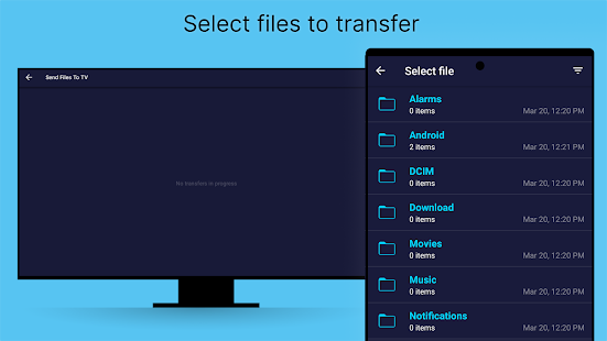 Send files to TV‏ Screenshot