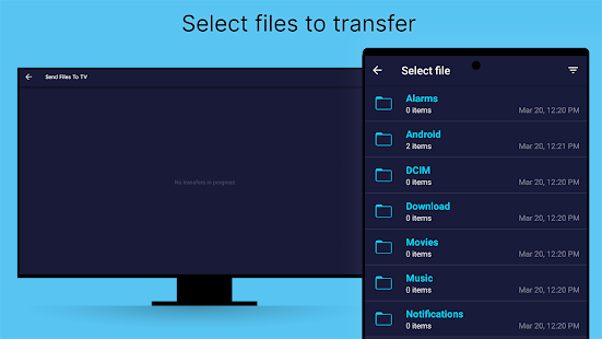 Send files to TV Screenshot