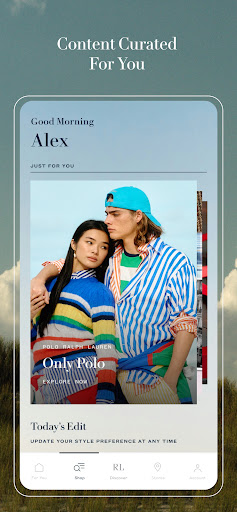 Ralph Lauren: Luxury Shopping Screen 2