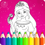 Princess Coloring Book for Kids icon