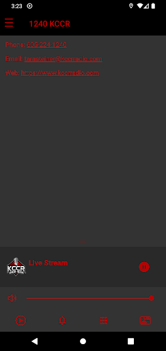 Android application Pierre Country 95.3 screenshort
