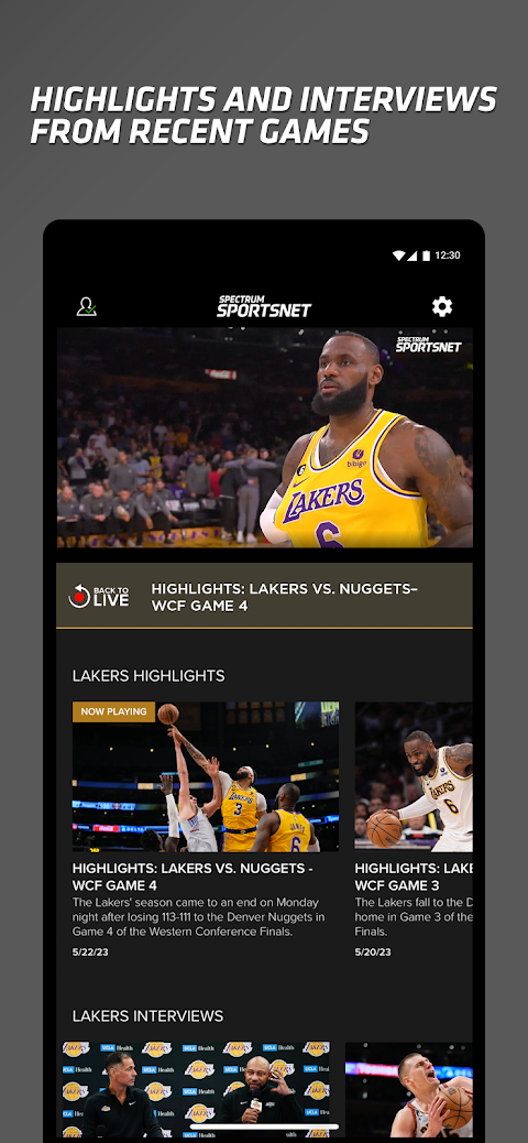 Spectrum SportsNet: Live Gamesのおすすめ画像3
