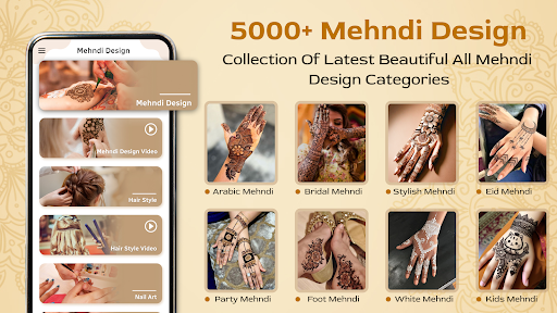 Android application Mehndi Design 2024 screenshort