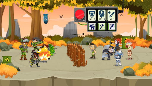 Android application Army of soldiers : Team Battle screenshort