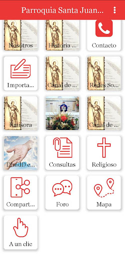 Android application Parroquia Santa Juana de Arco screenshort