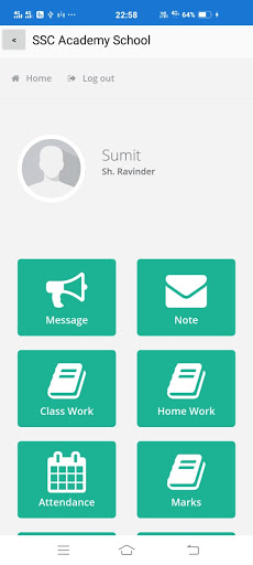 SSC Academy School Screen 3