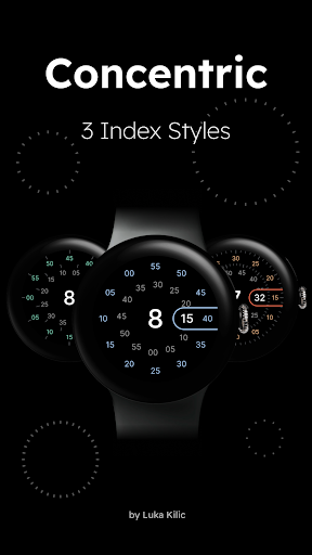 Concentric - Pixel Watch Face Screen 3