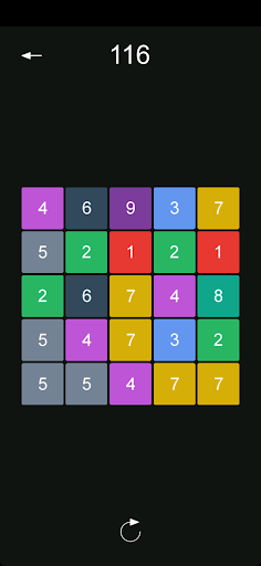 Equals 10 The Puzzle Game Screen 2
