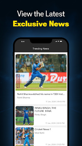 ScoreCric: Live Cricket Score Screen 3