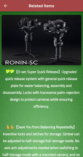 Dji ronin s guide Screen 2