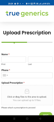 Android application True Generics screenshort