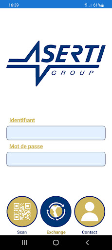 Android application ASERTI screenshort