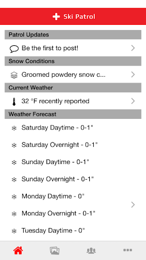 Android application Winter Park Ski Patrol screenshort