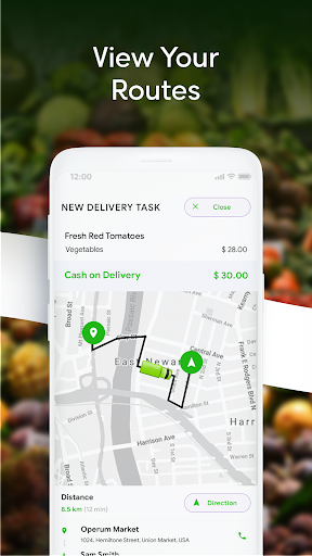 FoodChain Delivery Screen 2