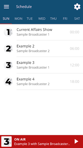 TUT Radio Academy Screen 2
