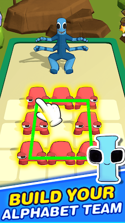 Game screenshot アルファベットを結合: フュージョンレインボー mod apk