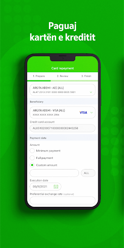 OTP Bank Albania Screen 2