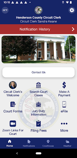 Android application Henderson County Circuit Clerk screenshort